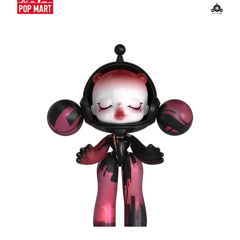 البوب مارت ميجا a SKULLPANDA 400% سلسلة كريستال أحمر صندوق أعمى أنيمي عمل الشكل تخمين حقيبة حلية التماثيل سطح المكتب دمية نموذج #5