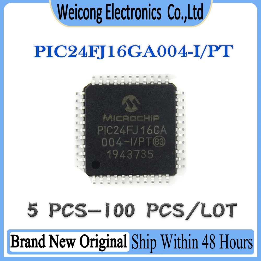 

PIC24 PIC24F PIC24FJ PIC24FJ16 PIC24FJ16G PIC24FJ16GA PIC24FJ16GA004 PIC24FJ16GA004-I/PT PIC24FJ16GA004-I IC MCU Chip TQFP-44