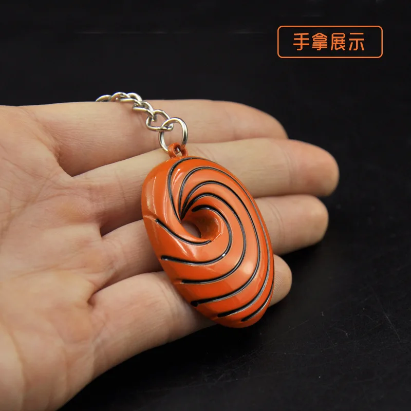 Naruto Anime Keychain Cartoon Uchiha Obito Uchiha Madara Naruto Metal Key Chain Pendant Akatsuki Chaveiro Jewelry Souvenir Gifts