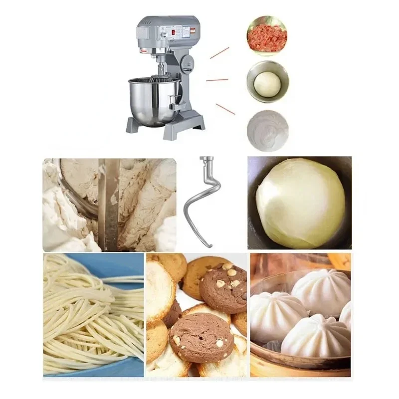 Household and commercial multi-purpose patty mixers, cream beaters and flour mixers