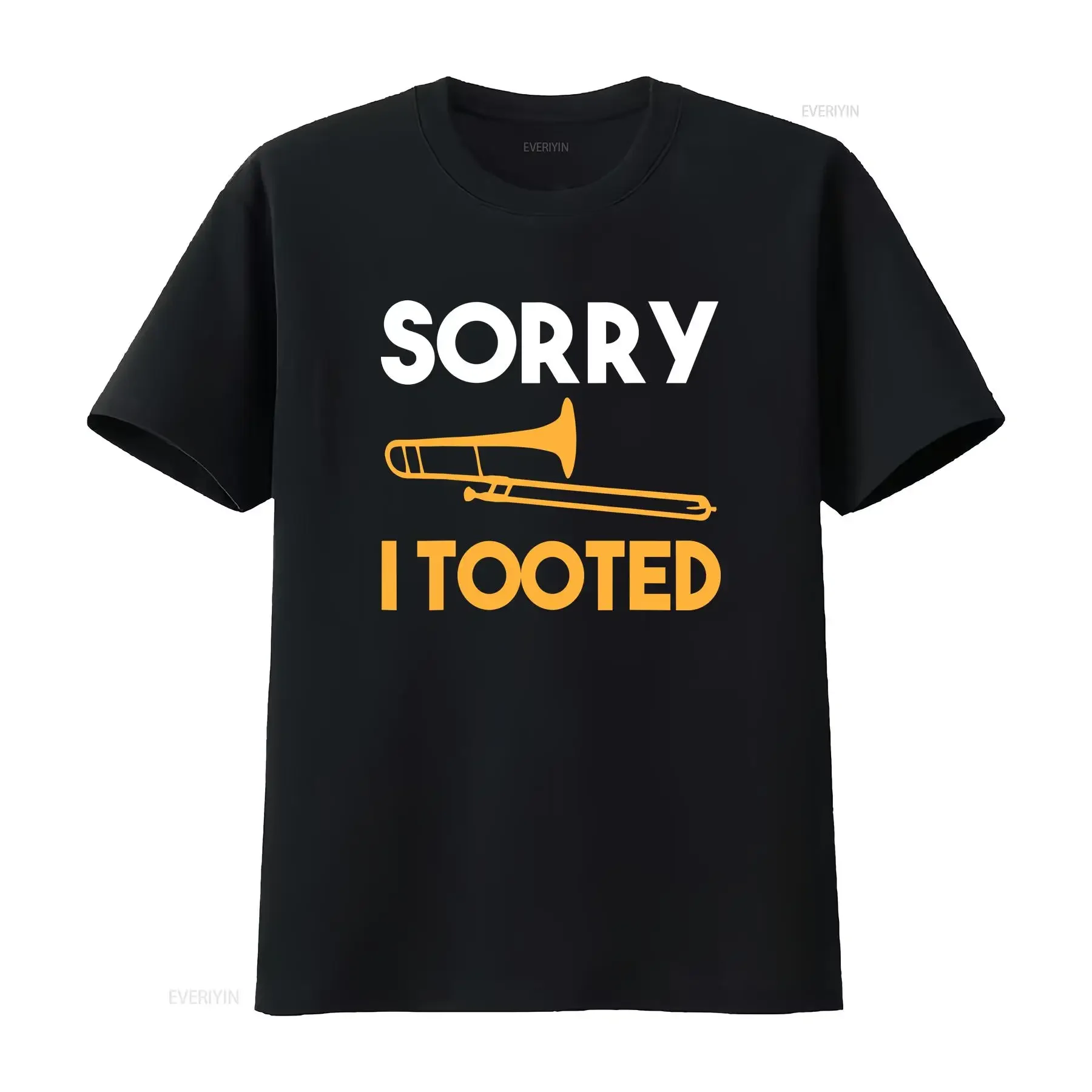 

Черная футболка «Sorry I Tooted», тромбон, марширующий оркестр, забавная музыкальная рога, латунь, с длинными рукавами, винтажная, стираная, удобная