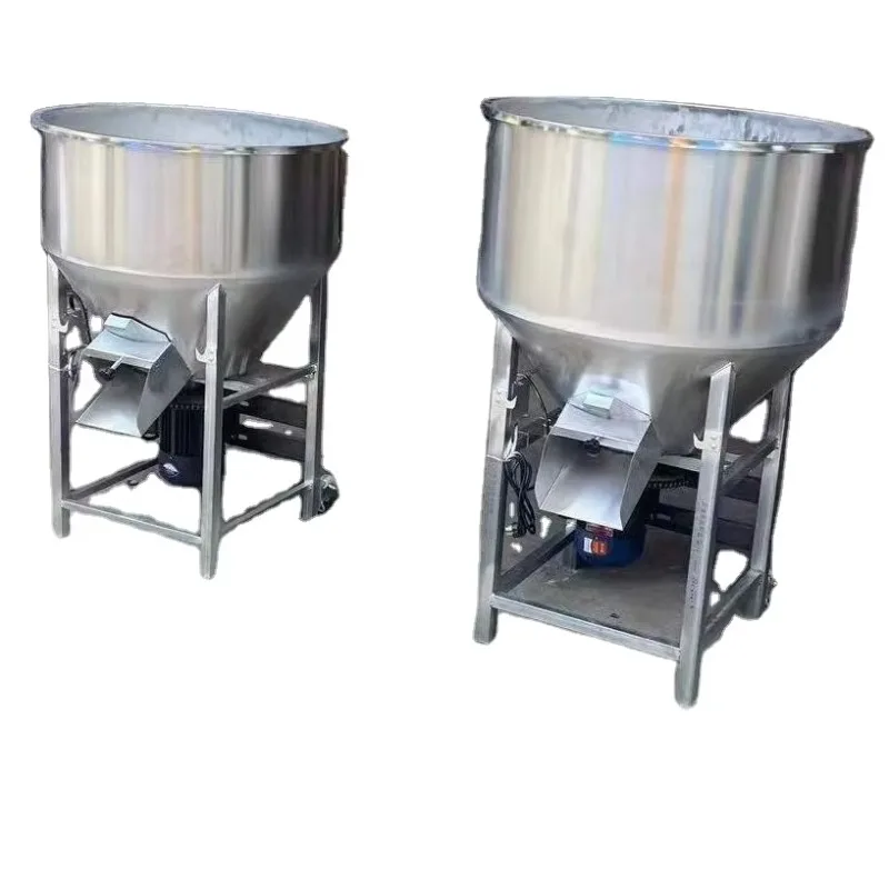 Customizable Hot Sale 200kg/h Vertical Animal Feed Mixer Poultry Feed Making Machine Chicken Feed Mixer