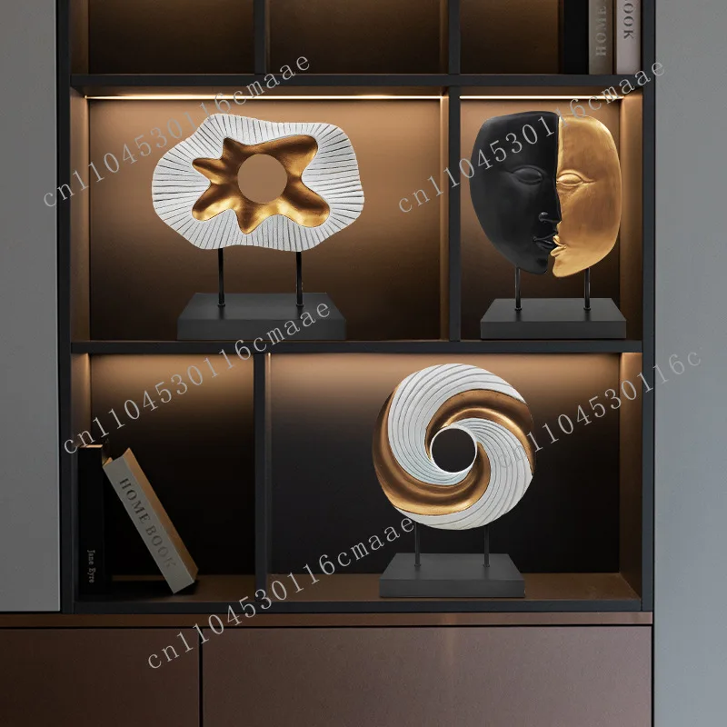 

New Gold Jewelry, Circular Hollow Geometric Resin Handicrafts, Home Decoration