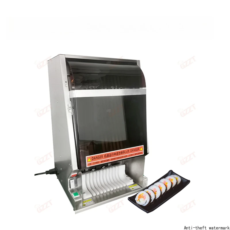 

Горячая новинка 2026: Автоматическая электрическая машина для нарезки суши и кимбапа на 8/10/12 порций