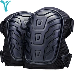 Gardening & Construction Knee Pads with Thick Gel Cushion,Professional Knee Pads for Work; Industrial Heavy Duty 1pair