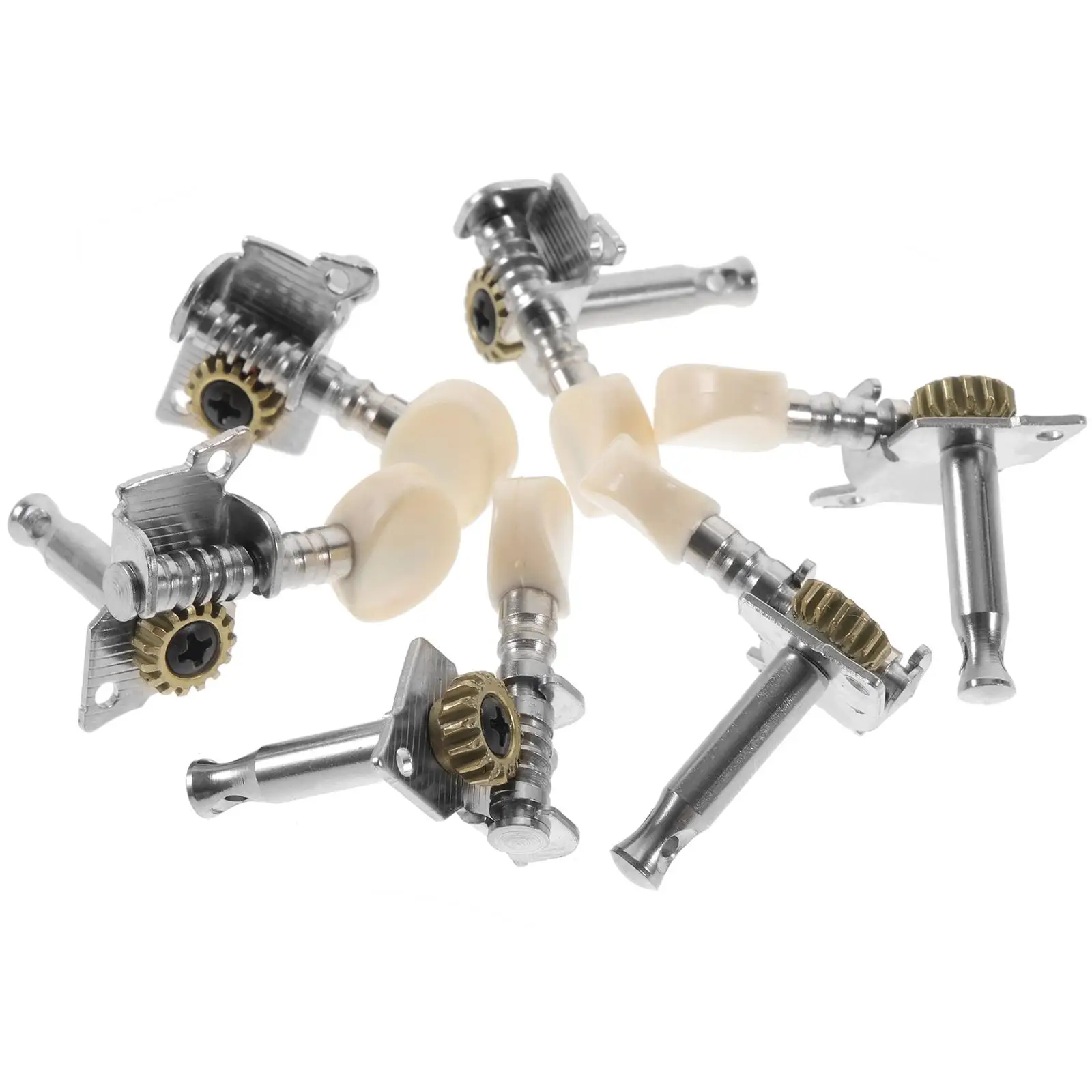 

6 Pcs Guitar Pegs Head 3 Left 3 Right Durable Acoustic Folk Guitar Accessories Tuning Tools Parts Beginner Practice
