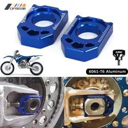 CNC ด้านหลังปรับบล็อกสําหรับ YAMAHA YZ125 YZ250 YZ250F YZ450F YZ125X YZ250X YZ450FX YZ250FX WR250F WR450F WR250R WR250X