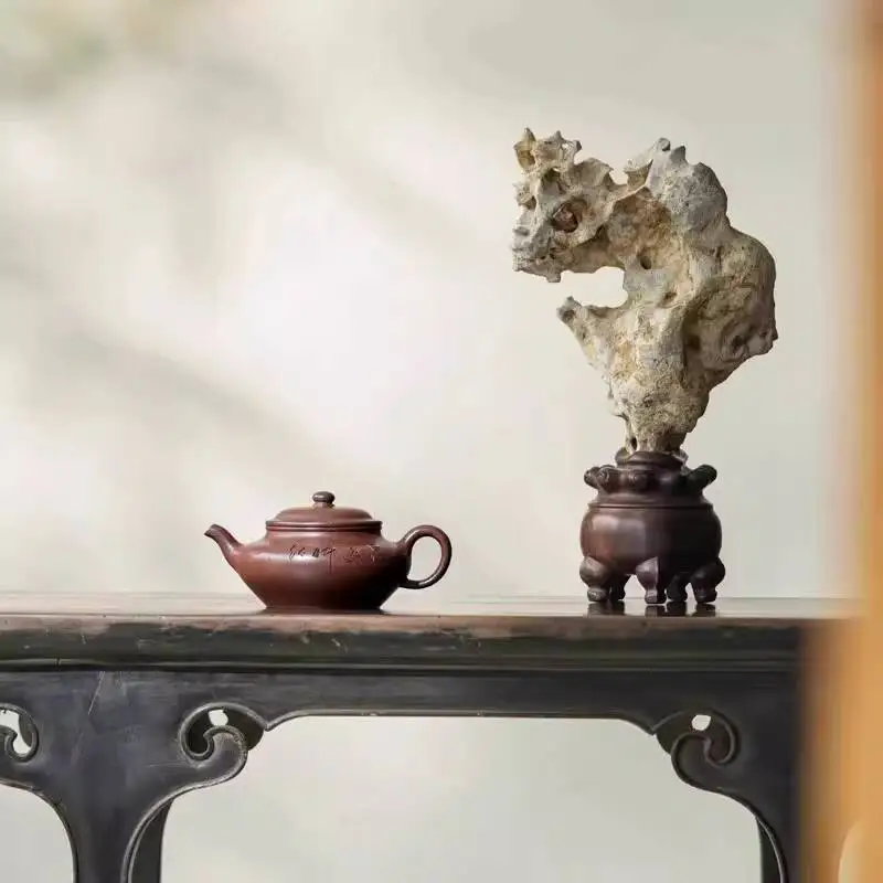 [Gelijia Sand Series] Yixing Zisha Original Mineral Household Tea Brewing Pot Ge Junjian Jinsha Duanshui Bian 210C