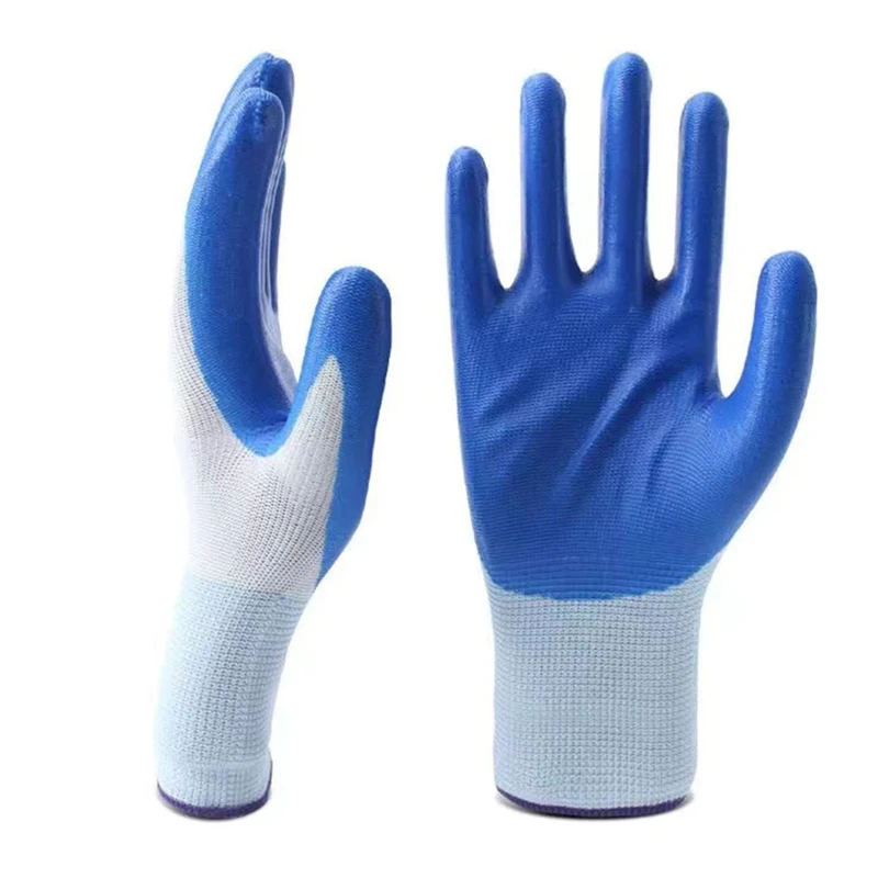 Men Flexible Nylon Gardening Work Gloves Working Protective Glove Horticultural Camping Protective Safety Supplies