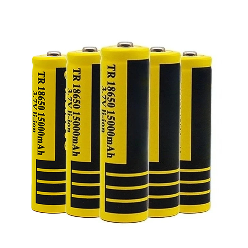 New Rechargeable 18650 Lithium‑ion Battery, 3.7V 15000mAh for Solar Street Light Lighting Fixture Electric Vehicle Replaceable