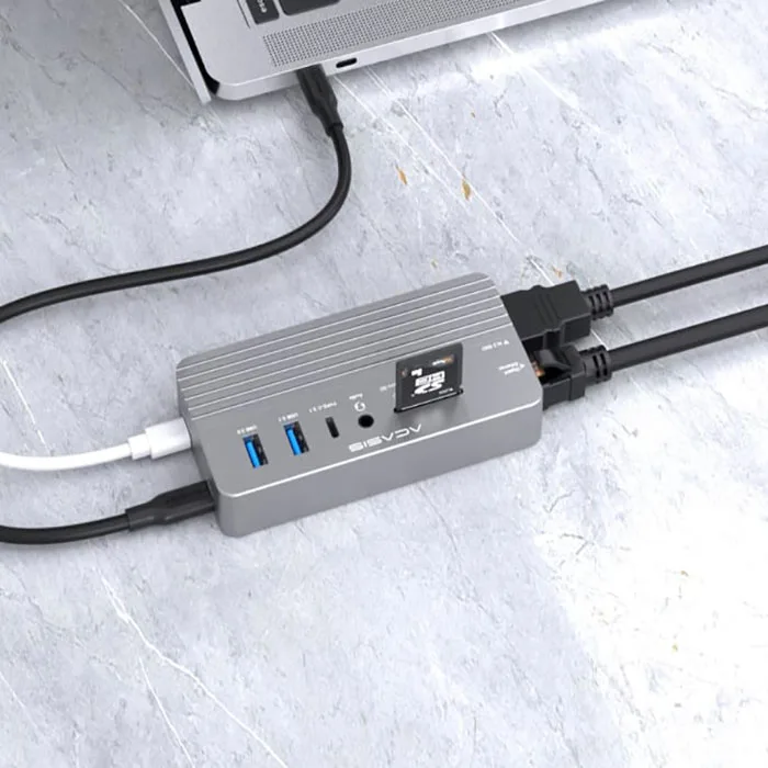 Acasis Dropshipping Newly Developed Swappable 10-in-1 USB C HUB With SSD Enclosure for Phone Laptop Mac