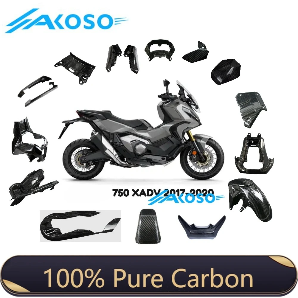

For Honda X-ADV 750 2017 2018 2019 2020 3K Full Dry Carbon Fibe Motorcycle Fairing Kits