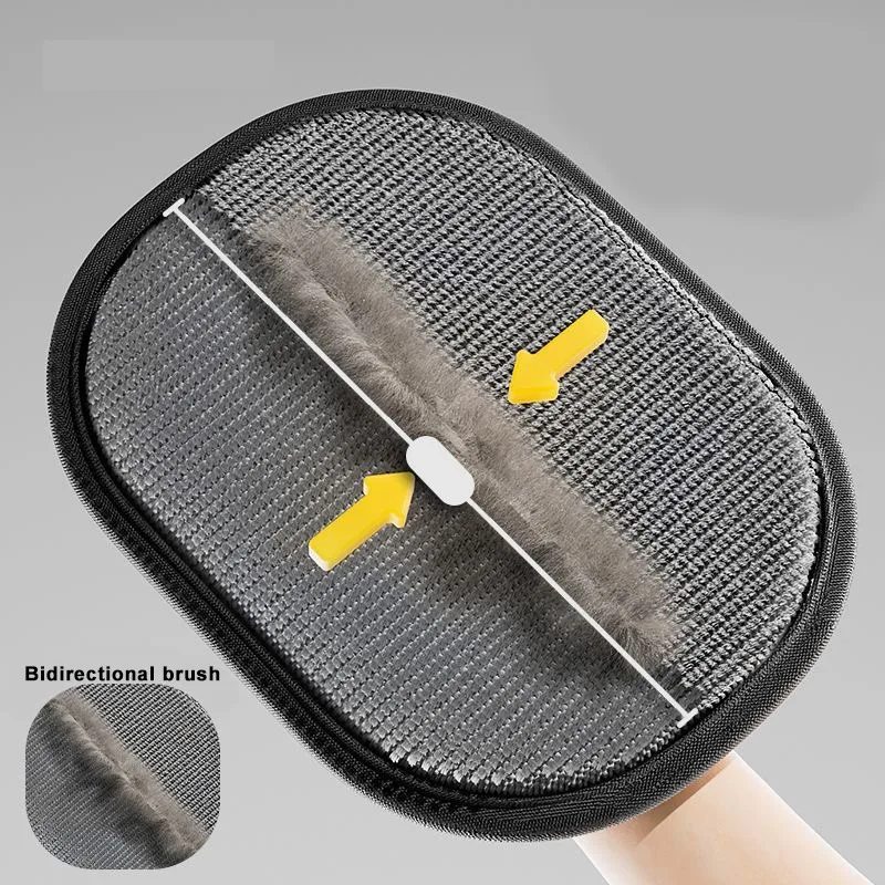 Reusable Electrostatic Pet Hair Removal Mitts Cat Dog Hair Remover Brush Sticking Device Home Hair Scraper Cat Grooming Gloves