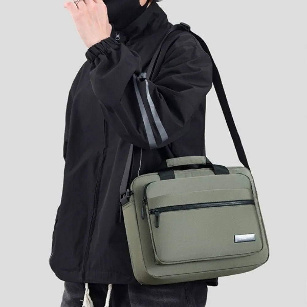 

Водонепроницаемый оксфордский портфель большой емкости с несколькими отделениями, сумка через плечо, квадратная дорожная сумка на молнии, офисная сумка