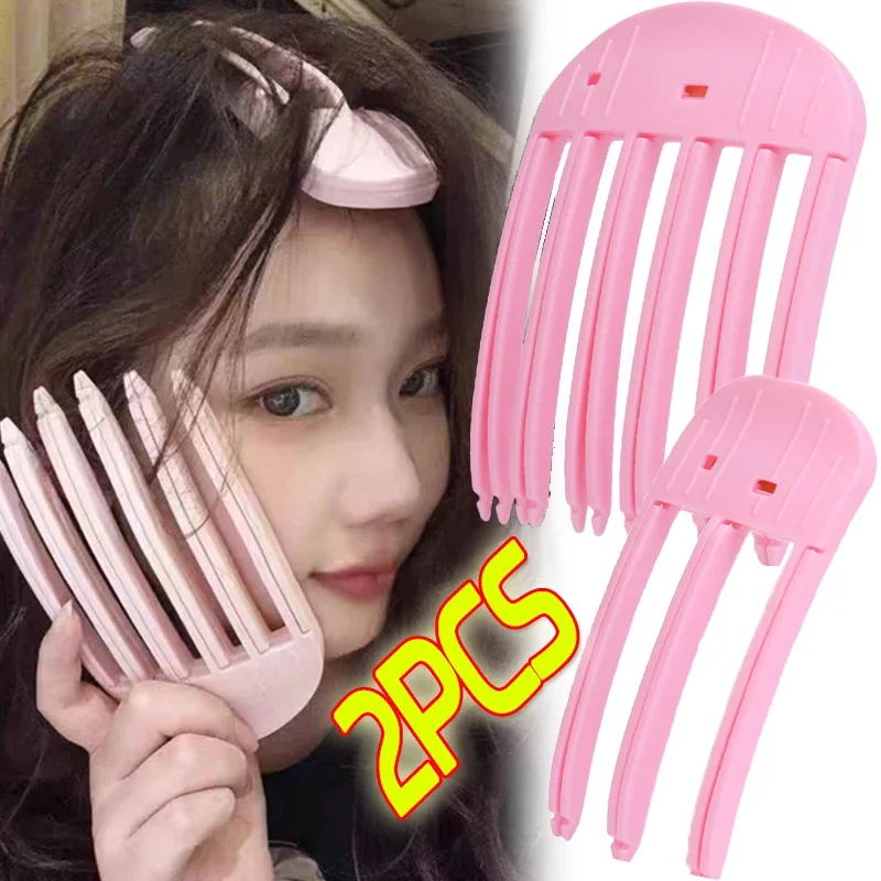 3/6Teeth Fluffy Hair Clips Comb Hairs Styling High Cranial Top Wind Plastic Comb Natural Seamless Volumizing Hairs Roots Tools