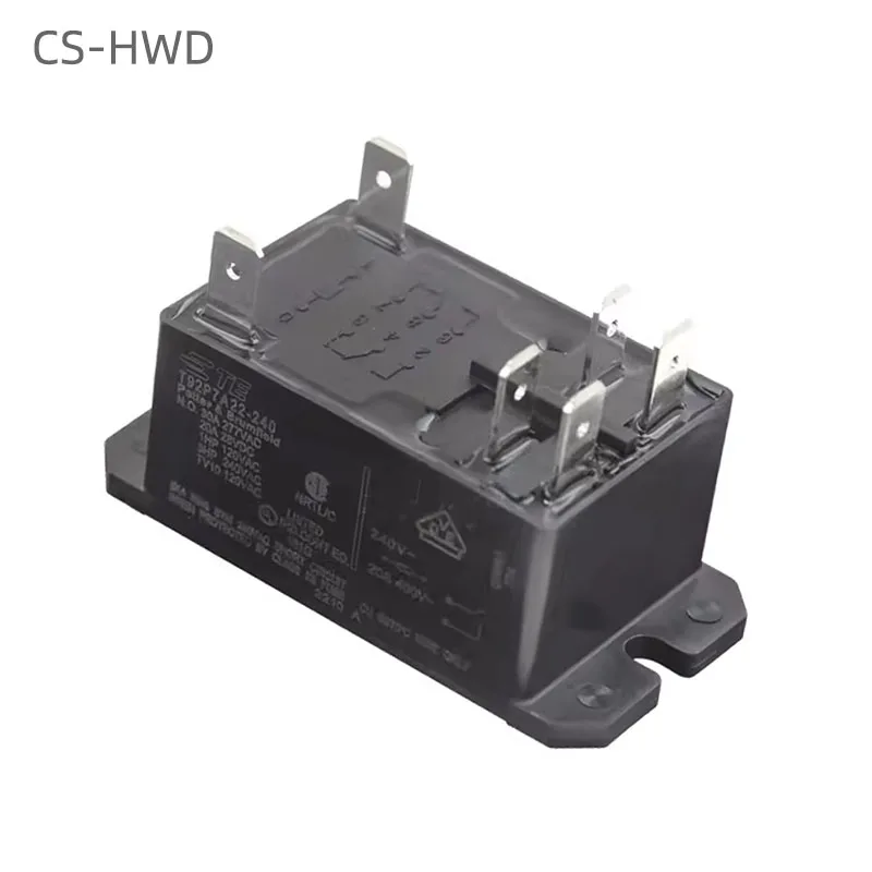 100% Original Power Relay T92P7D22-12 T92P7D22-24 12VDC 24VDC 30A 250VAC 6PIN General Purpose Relay DPST-NO (2 Form A) 12VDC