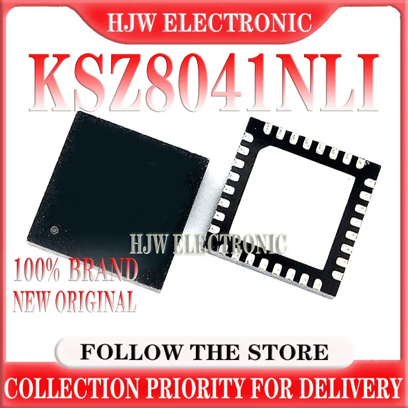 

10-100pcs 100% New Original KSZ8041 KSZ8041NLI KSZ8041NLI-TR Electroncs Compents QFN32 Ethernet ICs