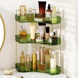 Organizador de encimera de baño de 3 niveles, estante de encimera, organizador de cuidado de la piel, soporte de Perfume para tocador, organizador de maquillaje, estante de especias