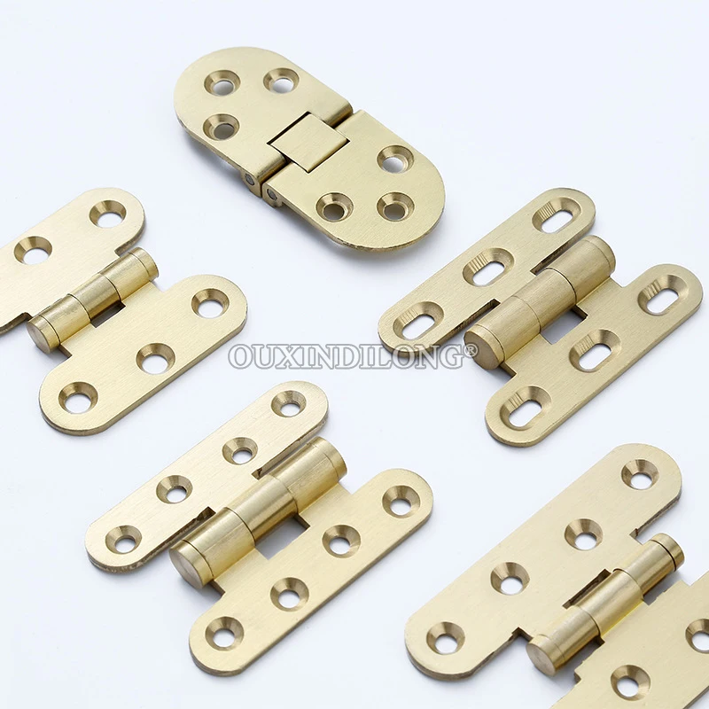

Ретро 10 шт., твердые латунные мебельные петли H-образной формы, дверные петли для шкафа, деревянный корпус, петли для подарочной коробки