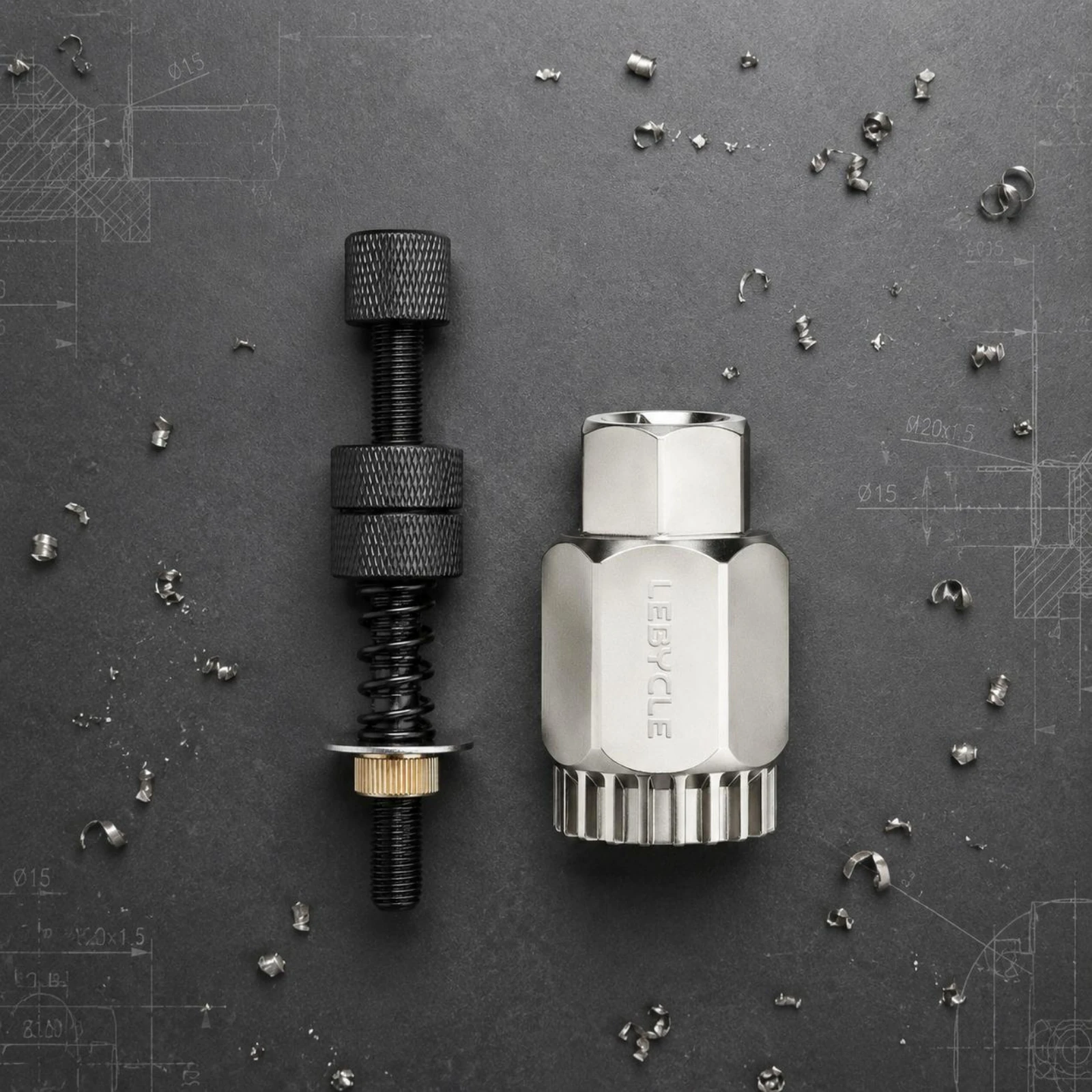 

Bottom-Bracket Sleeve Tool Knurled Anti-Drop Tool Socket Sleeve Threaded Bottom Bracket Wrench Hexagonal