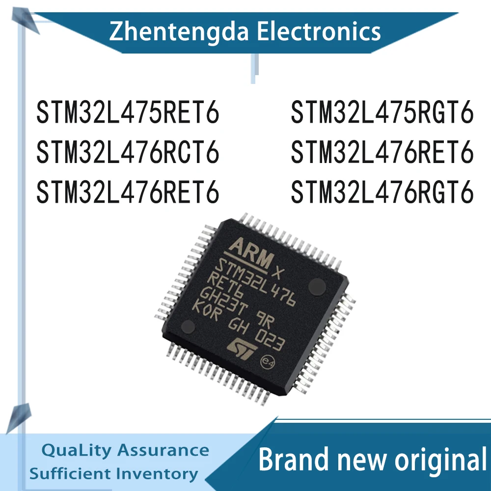 

STM32L475 STM32L476 STM32L475RET6 STM32L475RGT6 STM32L476RCT6 STM32L476RET6 STM32L476RET6 STM32L476RGT6 IC MCU Chipset LQFP-64