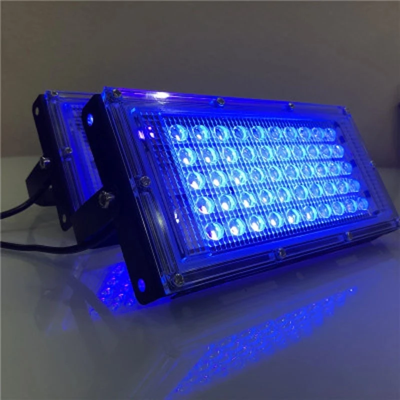 Lampu Curing UV LED Ultraviolet, 110V 220V 50W 100W 200W 300W 395NM 405nm 365nm