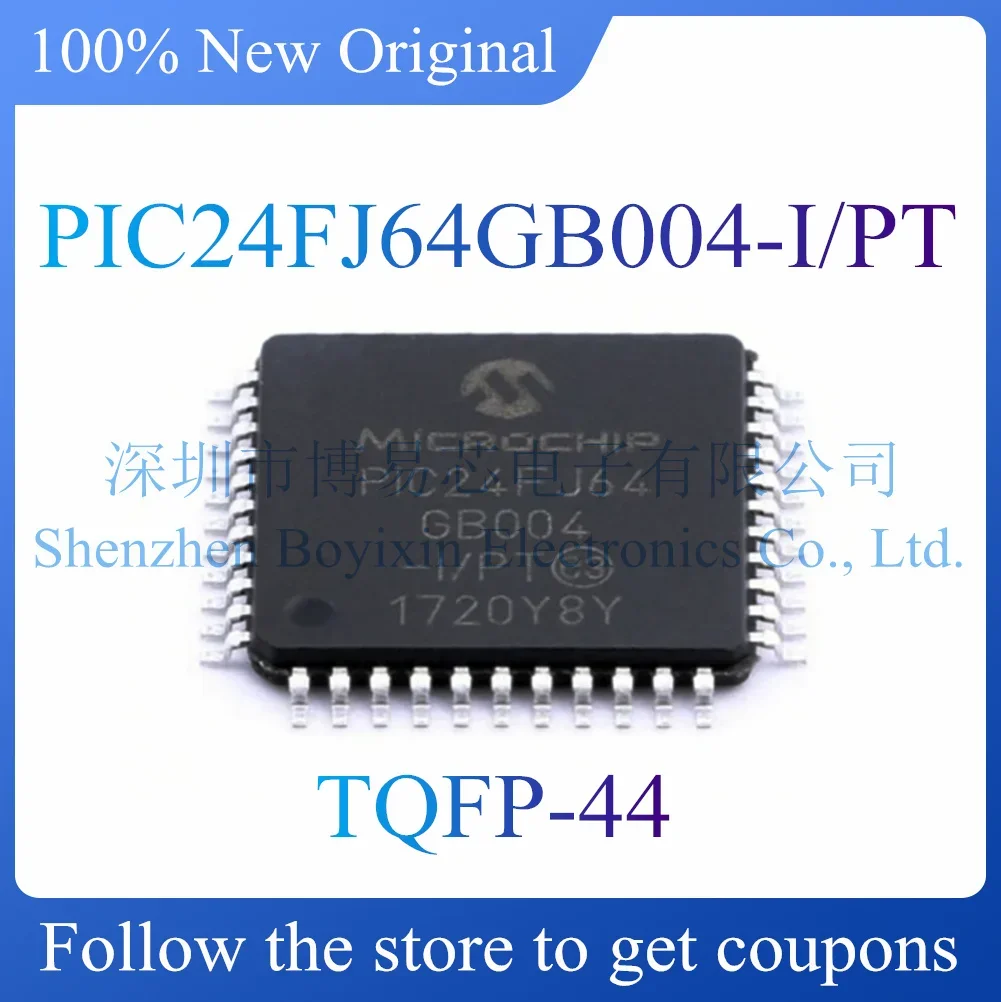 NEW PIC24FJ64GB004-I/PT Original Product TQFP-44