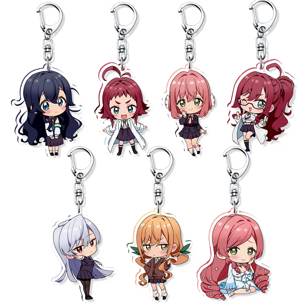 Llaveros de Anime Kimi no Koto ga Dai Dai Daisuki na 100-nin no Kanojo Hakari Kurumi Mei regalos para seguidores accesorios de cosplay