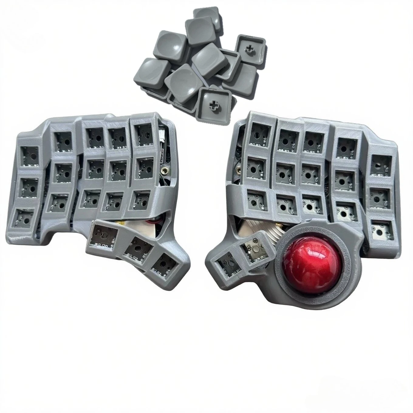 Charybdis Nano Split Keyboard Kit Wired/Wireless Bluetooth Gaming
