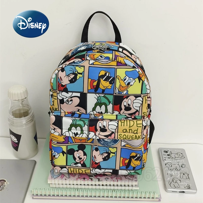 Disney Mickey New Fashion Mini Schoolbag Cartoon Mini Children's Schoolbag Waterproof Children's Leisure Backpack High Quality