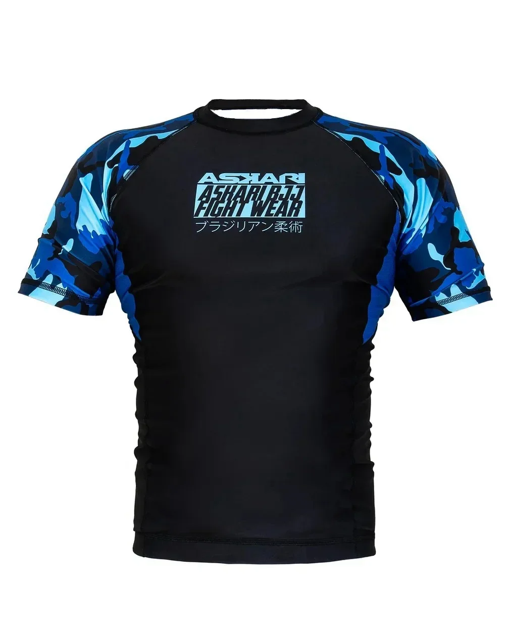 

ASKARI Men's 3D Fitness Short Sleeve T-shirt Breathable Sports Tee for Outdoor Training And Moto Sports T-shirt