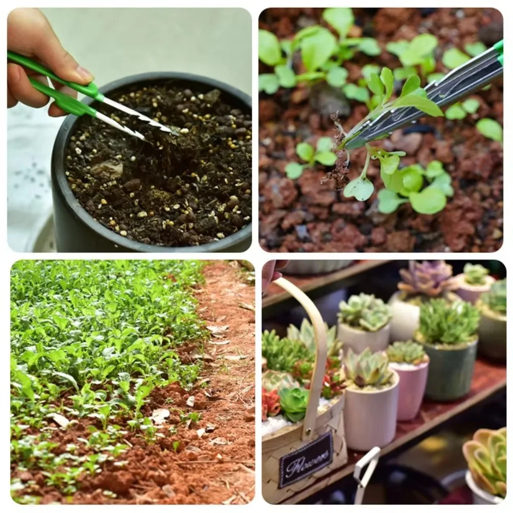 

Зажим для прополки сада на открытом воздухе, садовый пинцет для прополки суккулентов, легкие садовые инструменты, пинцет для пересадки