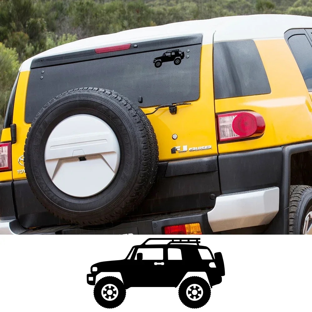 

Car Door Side Sticker For Toyota FJ Cruiser Car Graphics Vinyl Decal PVC Off Road Automobile Body Window Decoration Accessories