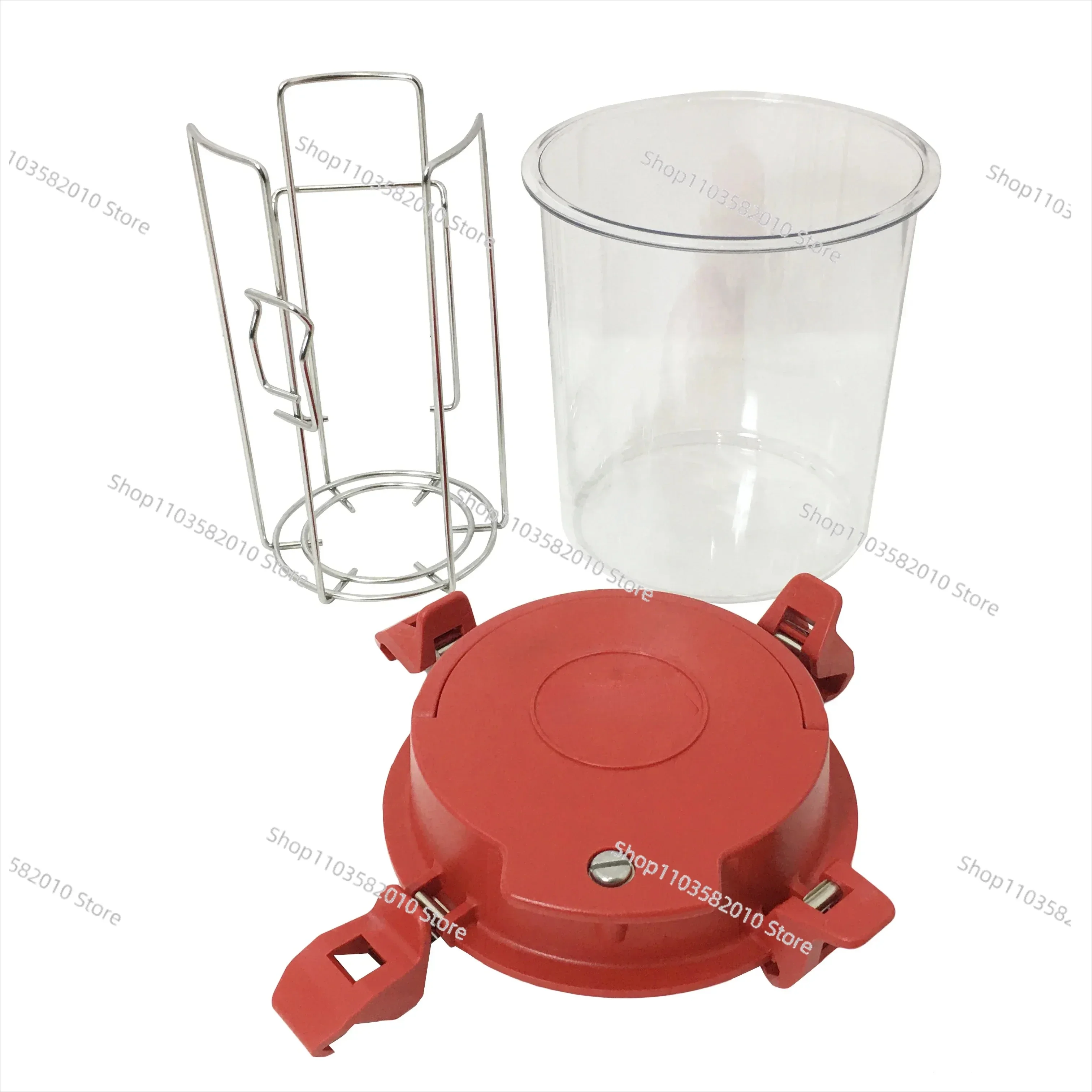 AG0025A Experimental transparent 2.5 liter DE sealed jar, sterile Petri dish with tablet holder