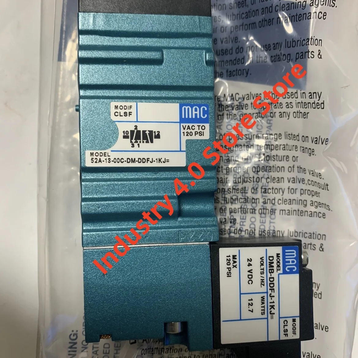 새로운 52A-13-00C-DM-DDFJ-1KA 52A-13-00C-DM-DDFJ-1KJ 전자 자기 밸브