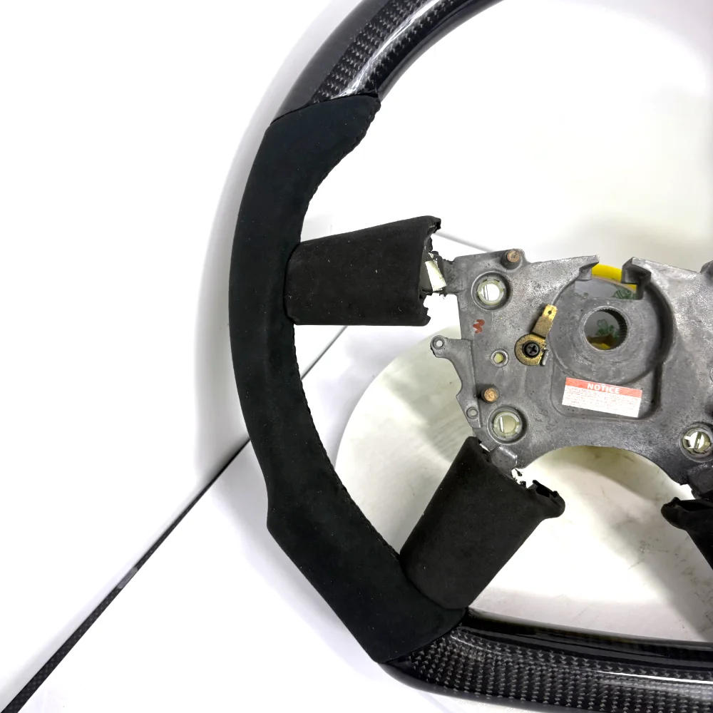 عجلة قيادة مخصصة من ألياف الكربون الأسود لهولدن VY VZ/GTO بونتياك 2004-2006 #5