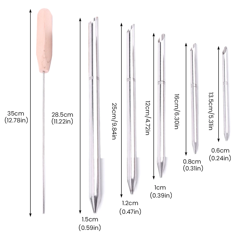 

Rope Splicing Tool Kit Stainless Steel Knotter Tools for Double Braid Eye Line