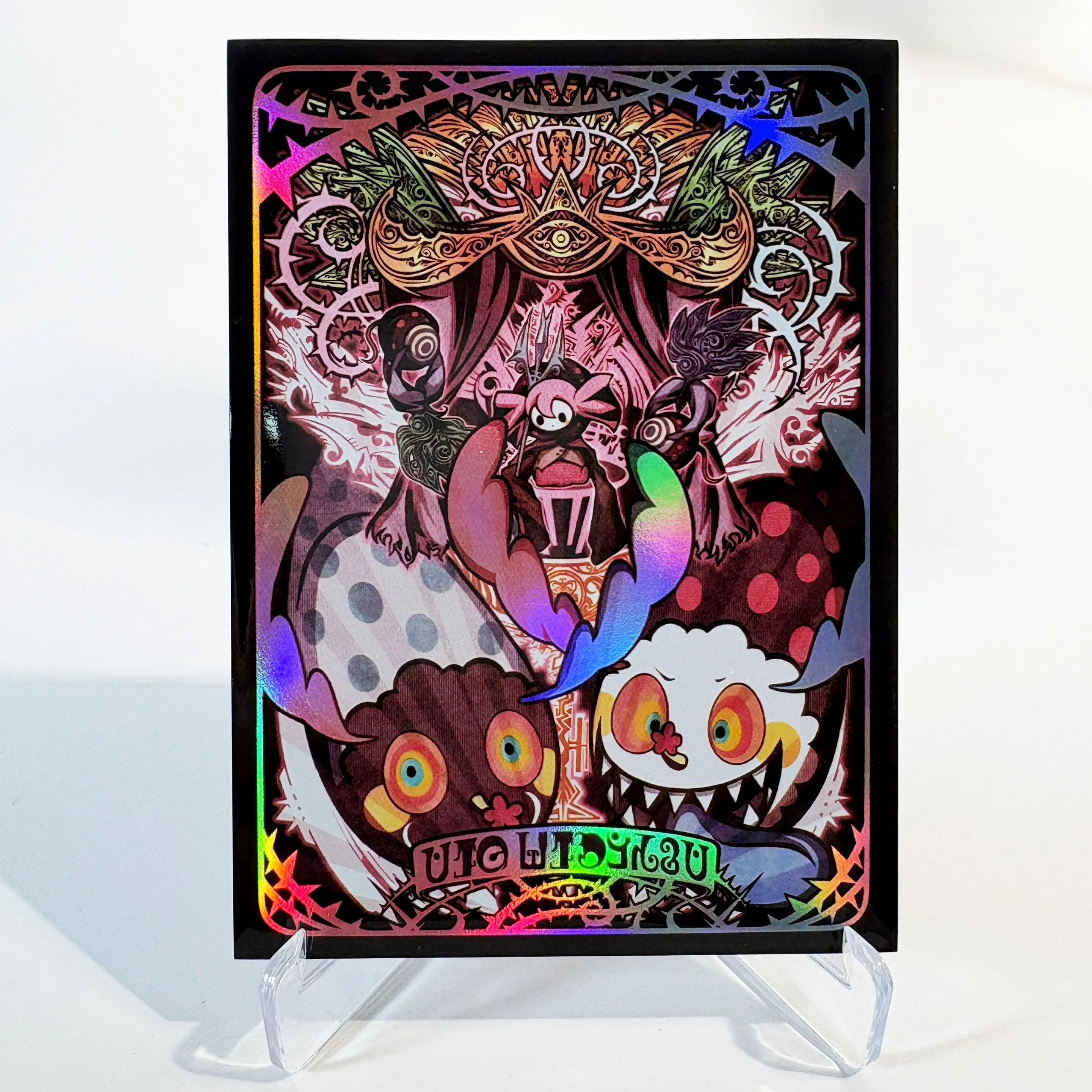 

66x91mm Holographic Standard Size Art Anime Card Sleeves Top Loading Trading Card Protector for MGT/TCG