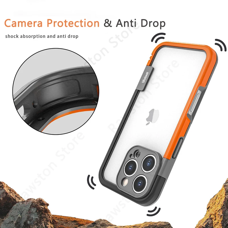 Shockproof Soft Silicone Frame Phone Case for iPhone 17 Pro Max 13 14 15 16 Plus NoBack Heat Dissipation Protection Bumper Cover - náhled 5