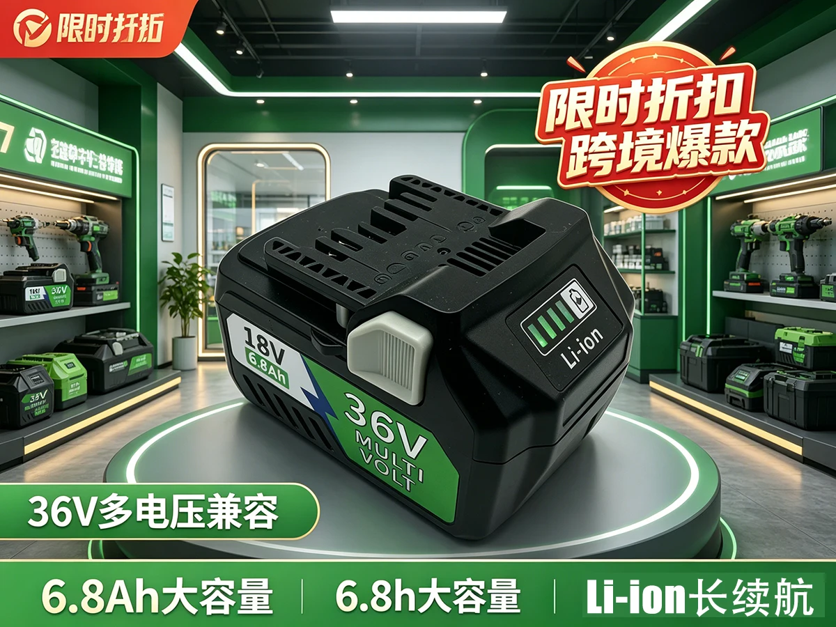 

18V 6.8Ah/36V Volt Li-ion Rechargeable Battery， For Hitachi/HiKOKI 36V BSL1830 BSL1815 BSL1840 Wireless power tool Batter