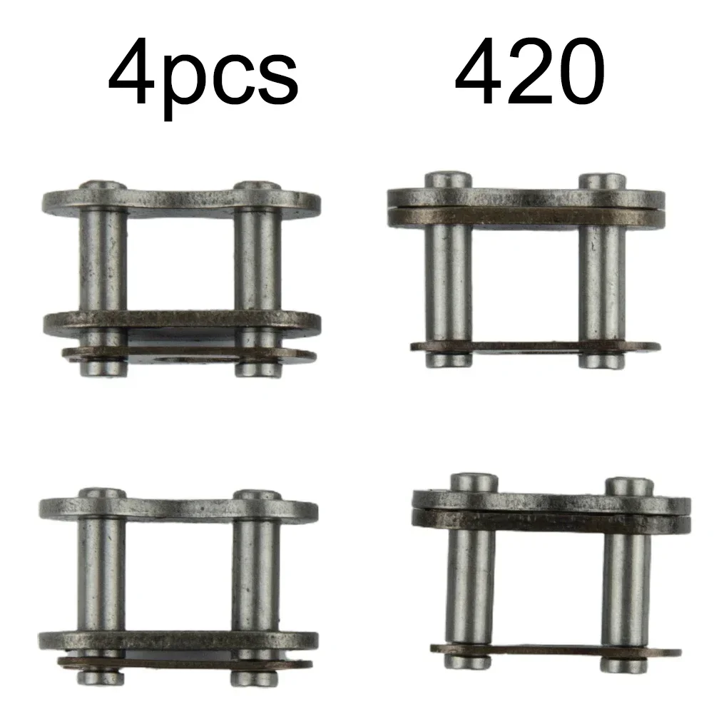 

Part Links Metal Motor Practical Scooter Sprockets Tools 420 Chain 4PCS Accessories Connecting For ATV Motocross