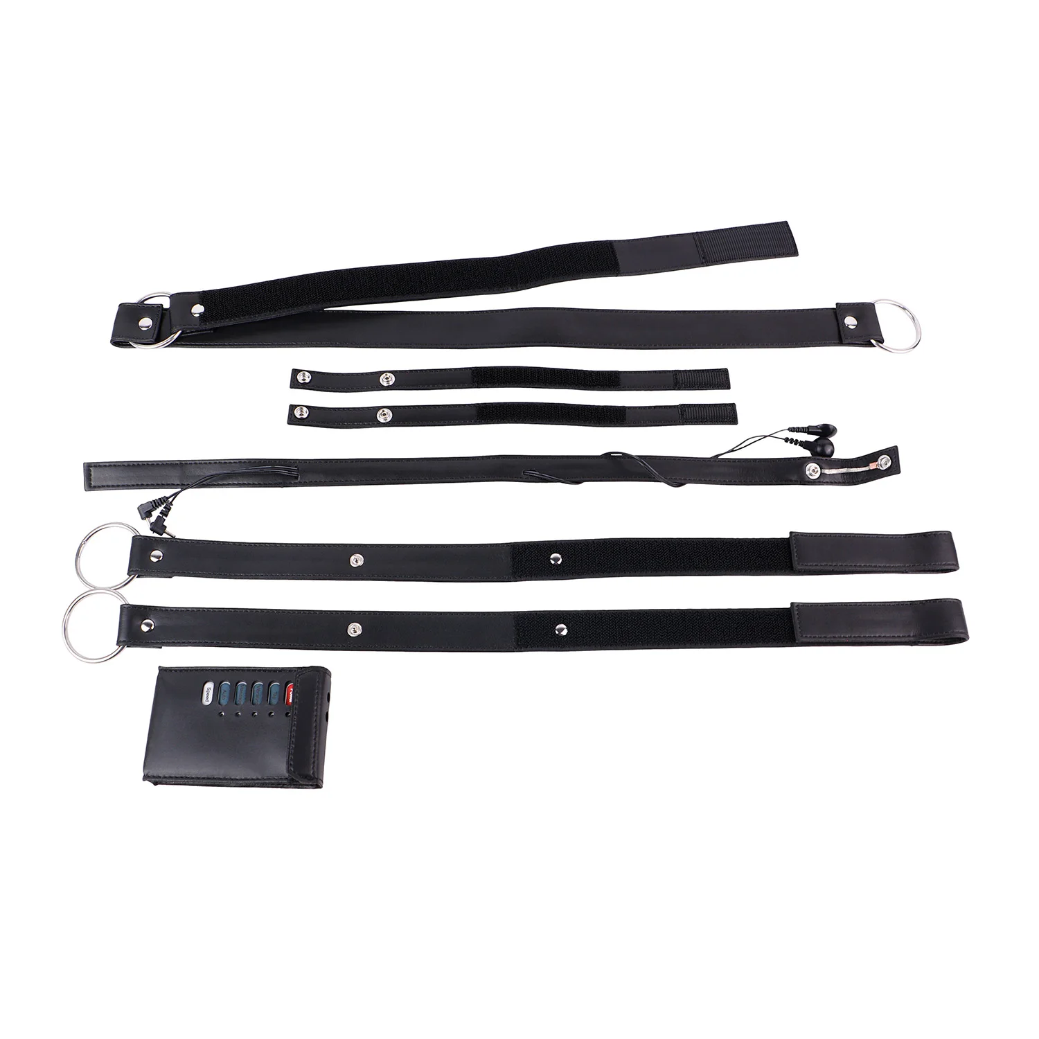 ANOSX Convenient Electric Shock Harness Belts Chastity Cage Belt For Penis Lock Wearable Pants With Pulse Controller BDSM Strap view 6