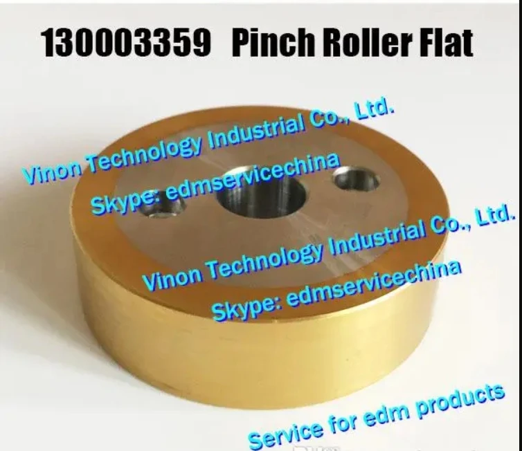 

130003359, edm Left Pinch Roller Flat C407, Ø50xØ12x14t mm, for ROBOFIL 290,300,310,500,510,690 130.003.359, 130-003-359