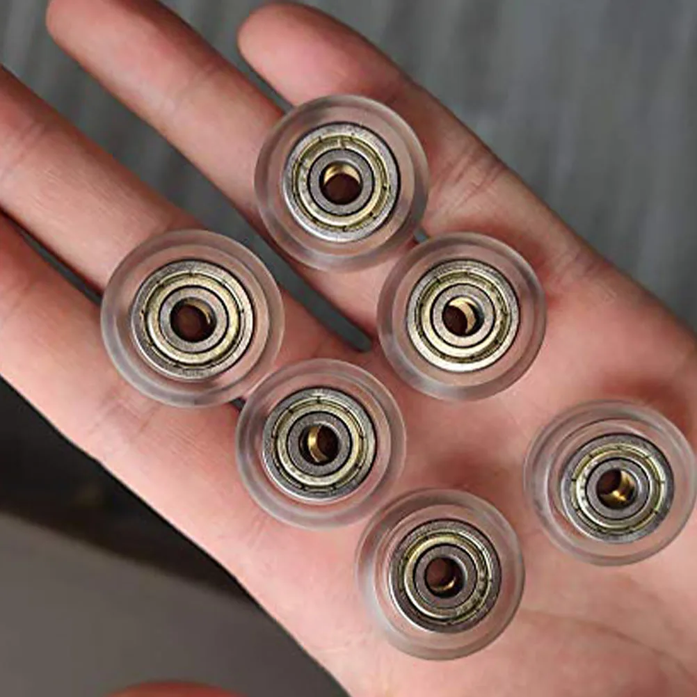 

26pcs 3D Printer Pulley Wheel Plastic Bearing For Smooth Operation Rust Wear Resistant Clear Pulley Passive Round 3D Printing