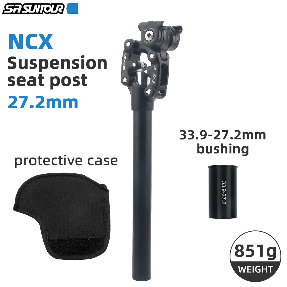 SR SUNTOUR サスペンションアルミ シートポスト Sr sunTour-ncx mtbサスペンションシートポスト、マウンテンバイク用