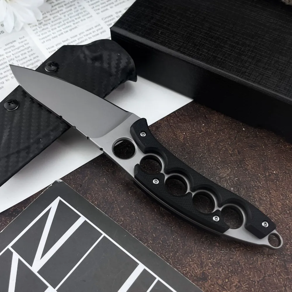 

Новый стильный EDC-нож с лезвием из стали 8Cr13Mov, рукоятью G10, легкий, с фиксированным клинком, для охоты на открытом воздухе, прямой, высокой твердости
