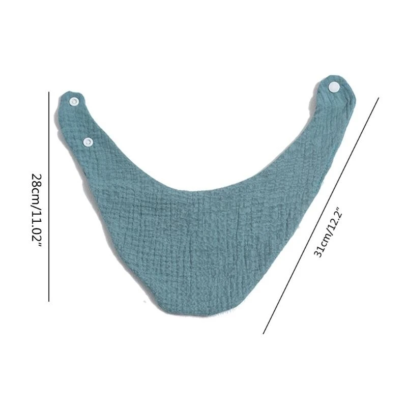 Baby Infants Feeding Bibs Soft Pure Cotton Bandana Saliva Towel Toddler  Drool Scarf Newborn Burp Cloth Dropshipping