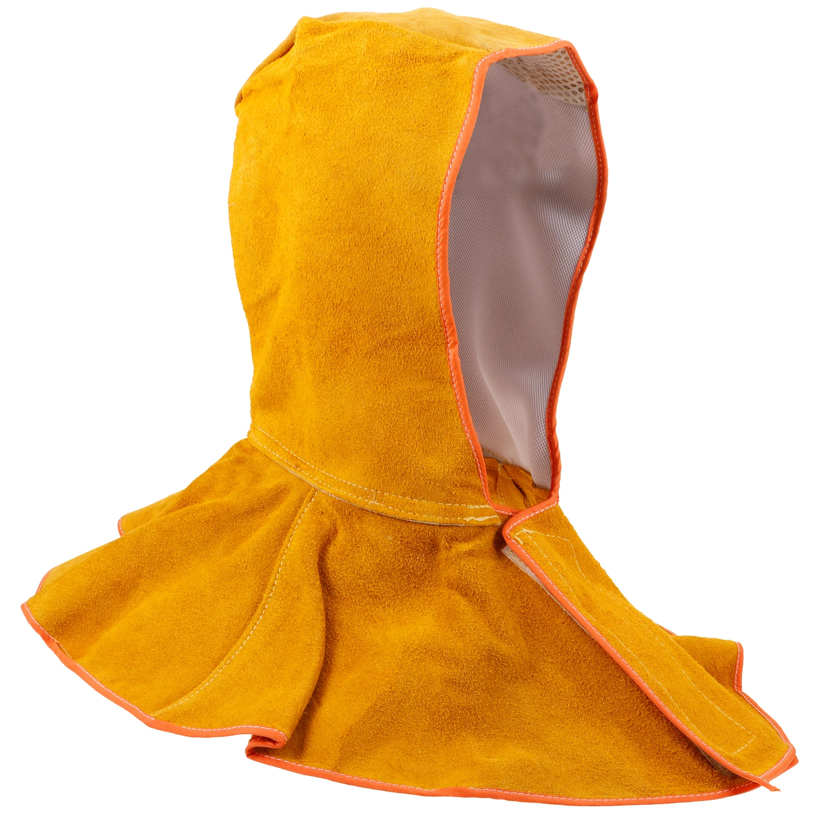 

Cowhide Welding Protective Hood Flame Retardant Lightweight Durable Head Shoulder Protection Accessory For Welders Adults Work