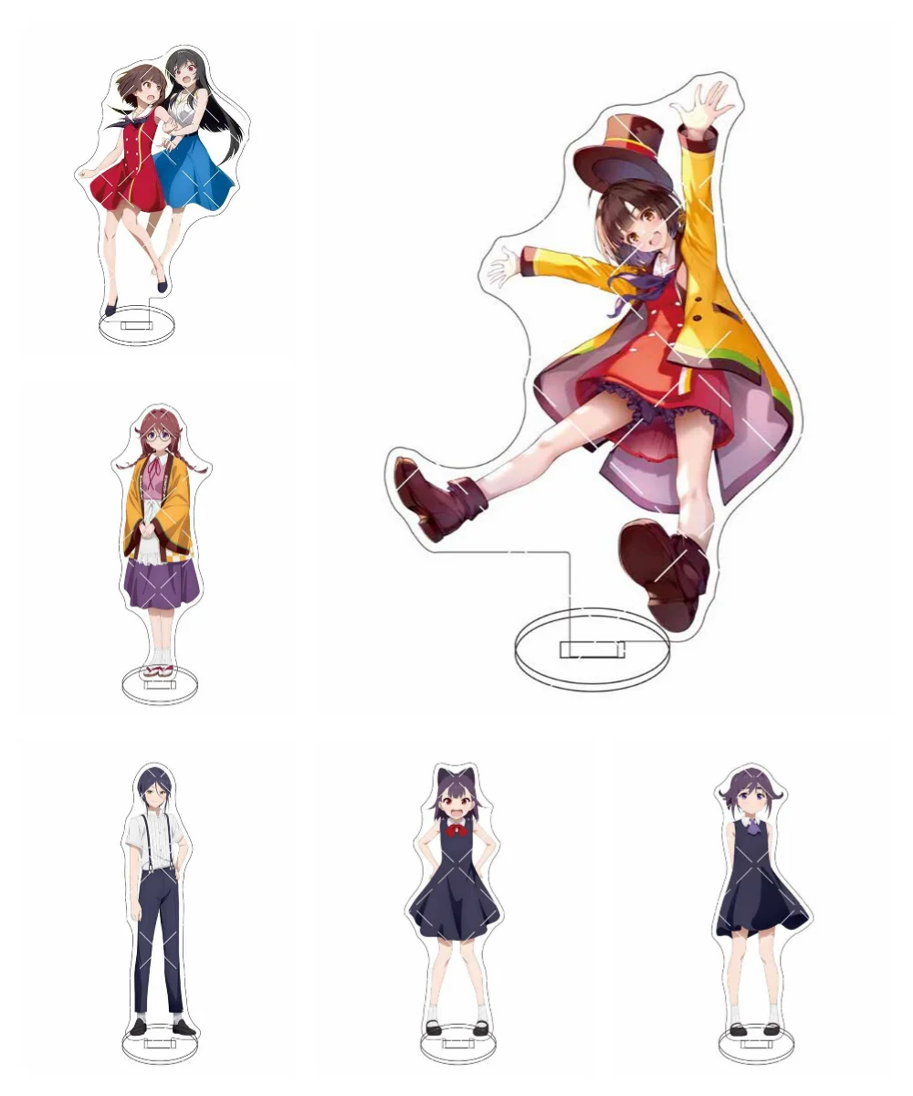 New 15CM Anime GROW UP SHOW Character Cosplay Keychain Figure Acrylic Stand Model Gifts Decoration Collection Accesorios Goods