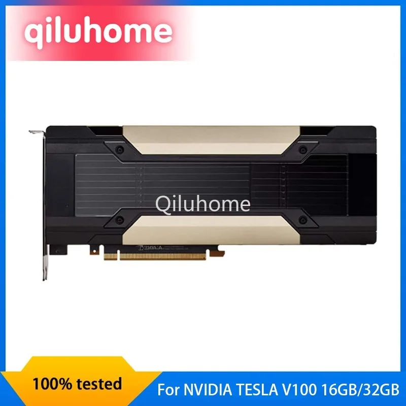 Original For NVIDIA TESLA V100 16GB Professional Graphics Card V100 32GB Video Card Fast Ship